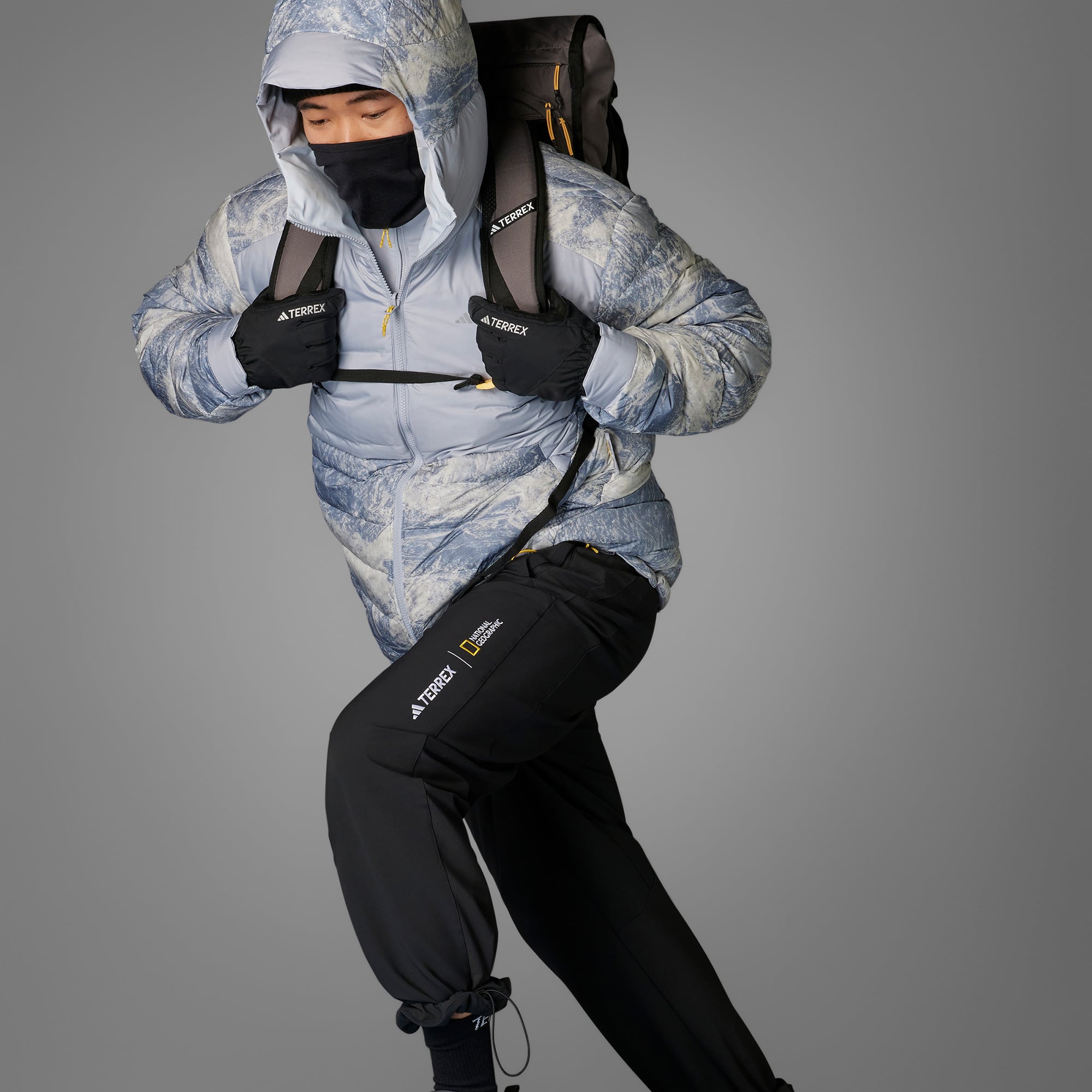  adidas Terrex National Geographic Erkek Siyah Outdoor Pantolon