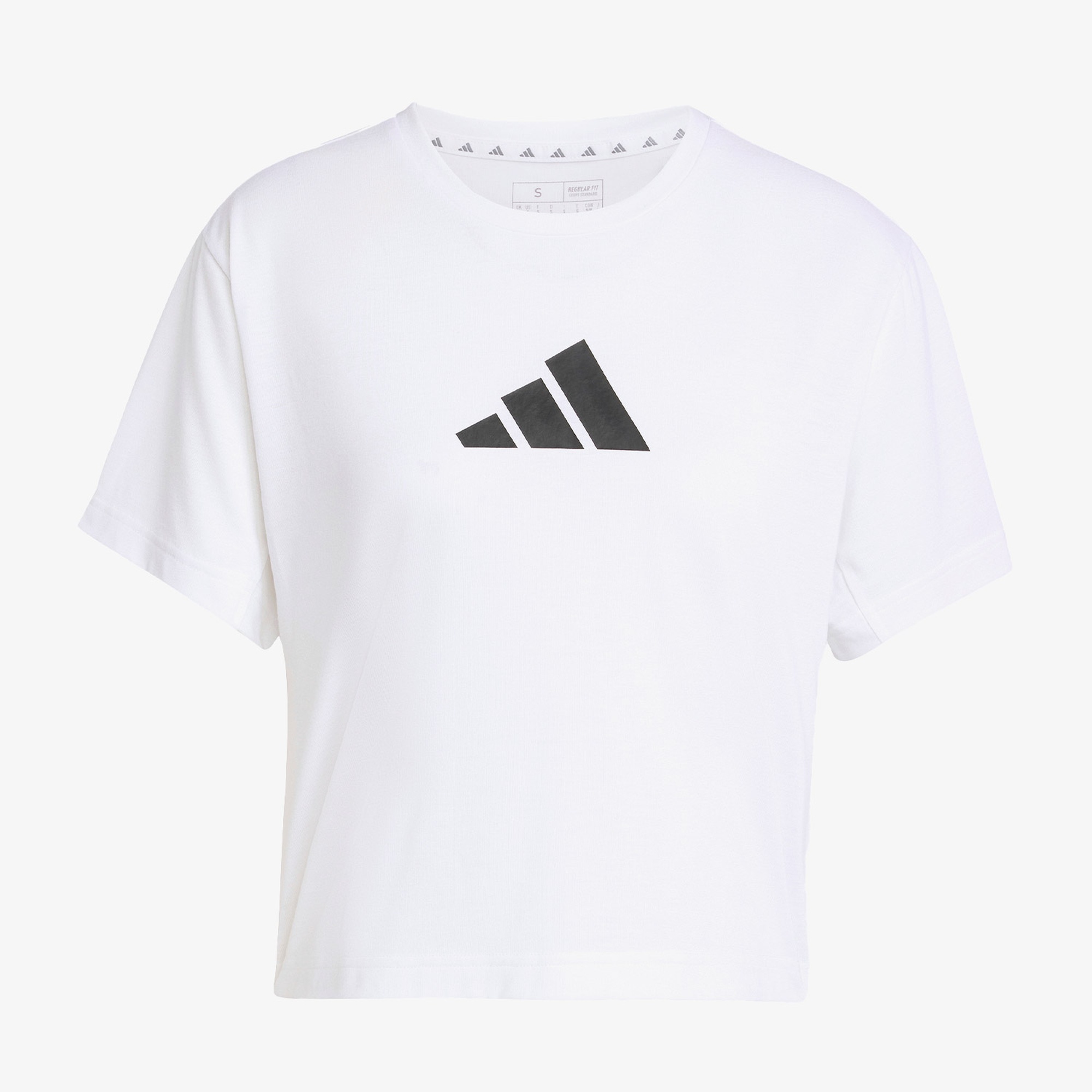 adidas Performance Big Logo Kadın Beyaz Antrenman T-Shirt