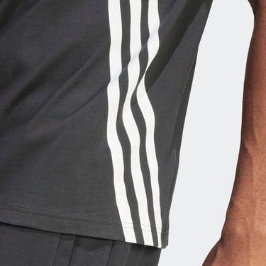  adidas Future Icons 3 Stripes Erkek Siyah Günlük T-Shirt