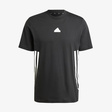  adidas Future Icons 3 Stripes Erkek Siyah Günlük T-Shirt
