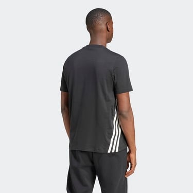  adidas Future Icons 3 Stripes Erkek Siyah Günlük T-Shirt
