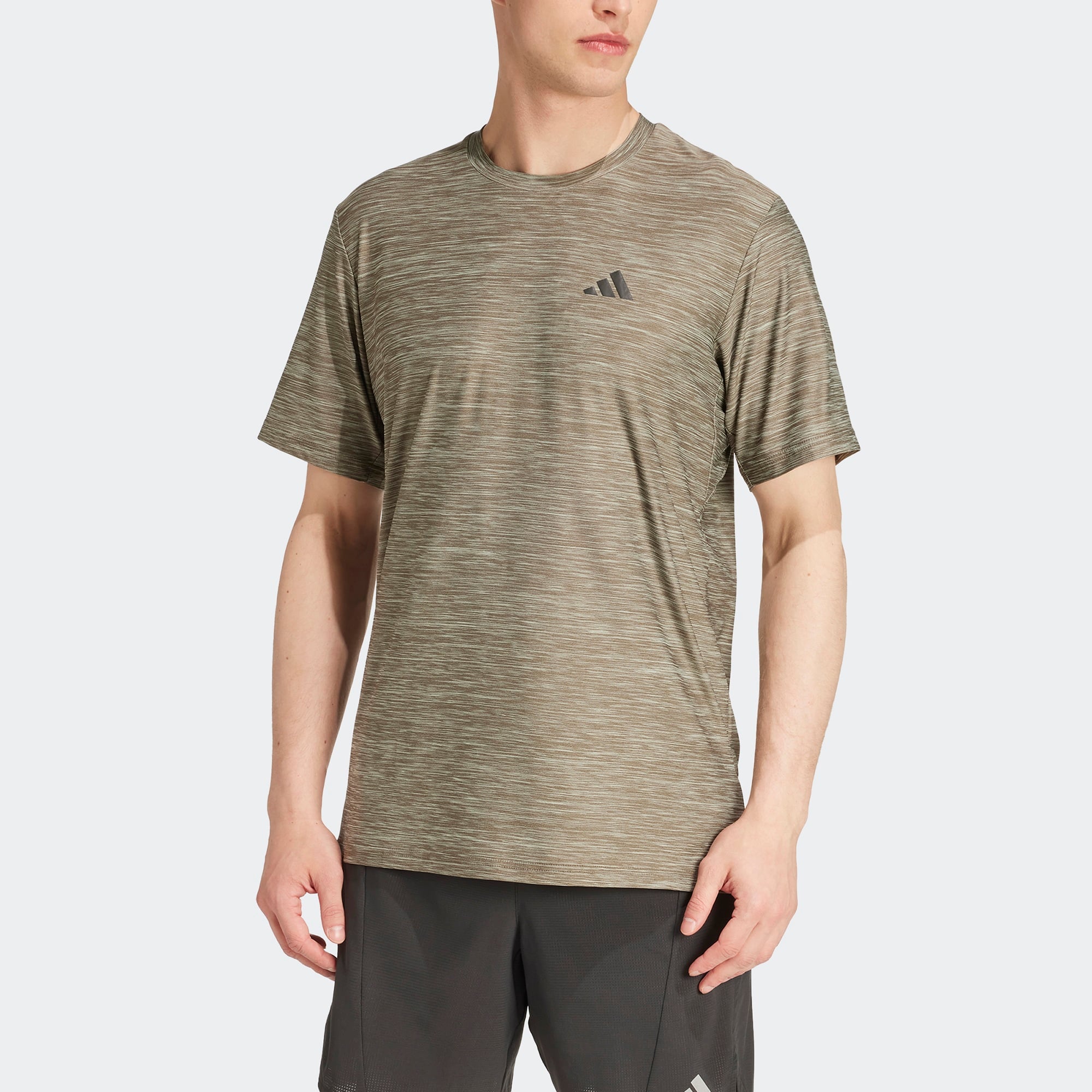 adidas Training Essentials Strech Training Erkek Yeşil Antrenman T-Shirt