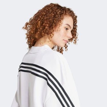  adidas Future Icon 3S Kadın Beyaz Günlük Sweatshirt