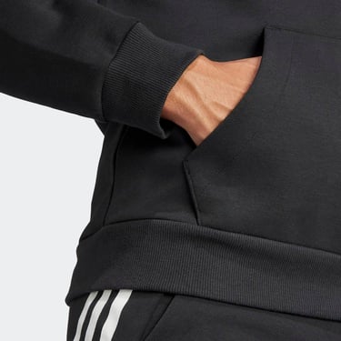  adidas Future Icons 3-Stripes Erkek Siyah Günlük Sweatshirt