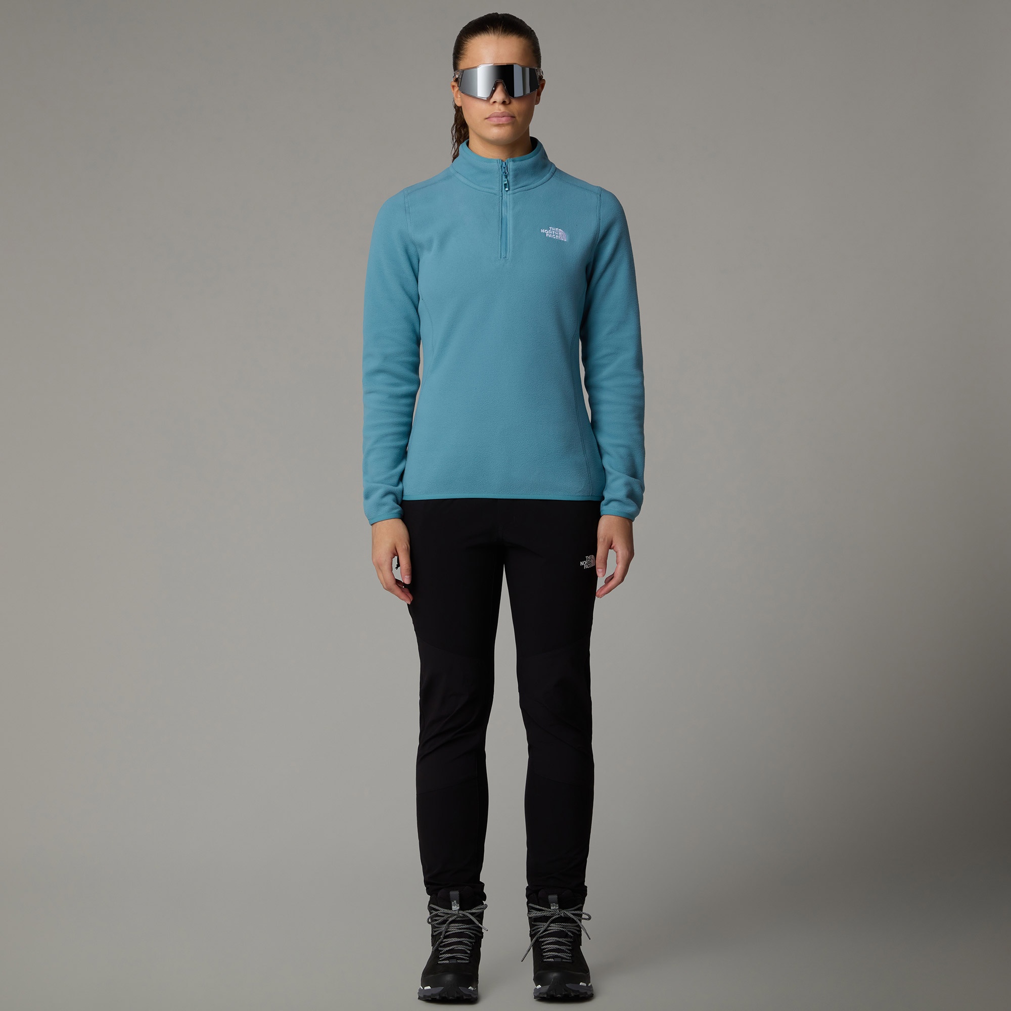 The North Face Glacier Zipped Kadın Yeşil Outdoor Polar