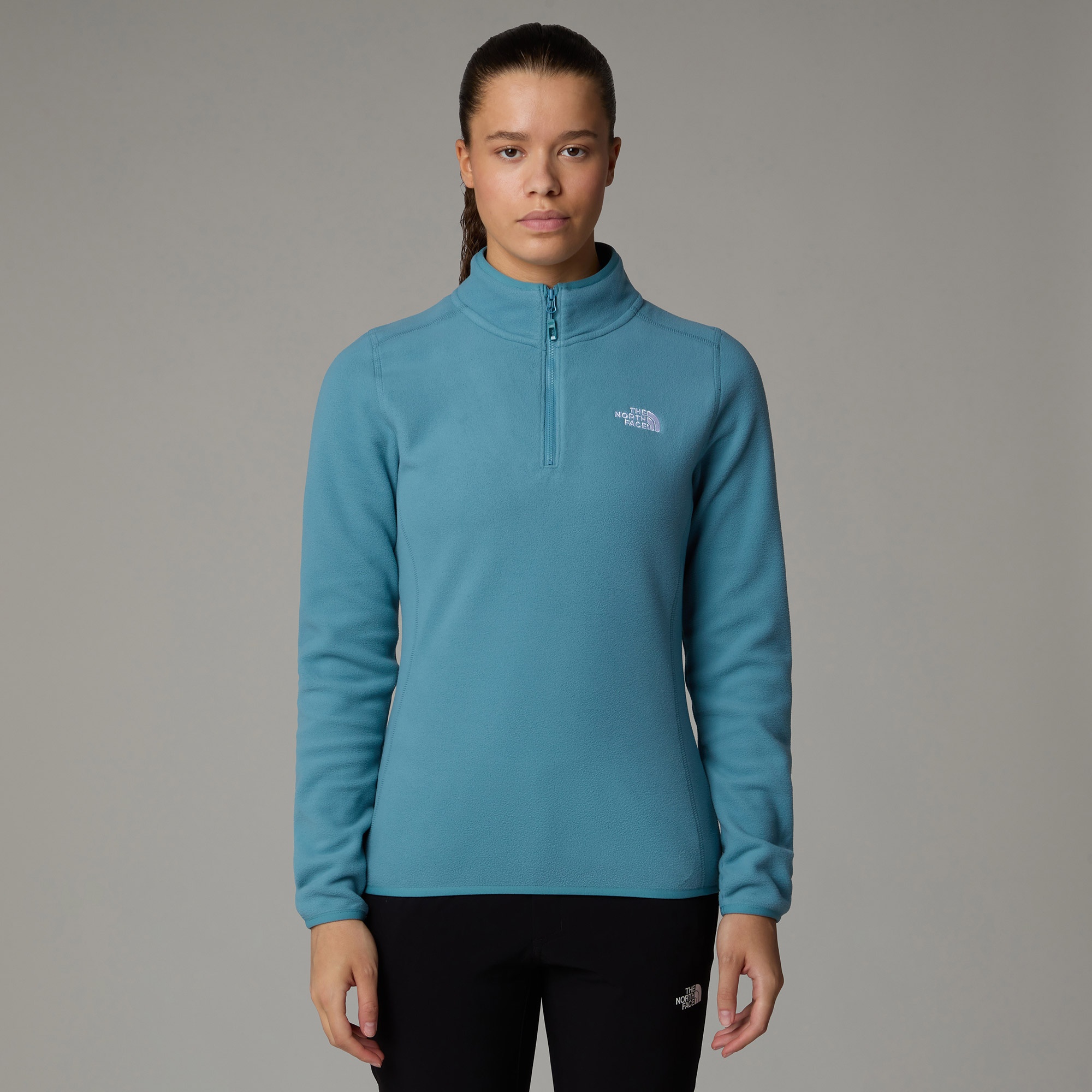 The North Face Glacier Zipped Kadın Yeşil Outdoor Polar