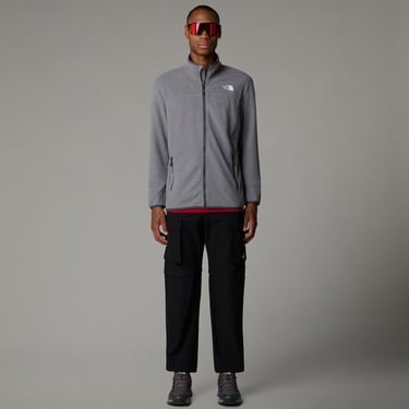  The North Face Glacier 100 Erkek Gri Outdoor Polar