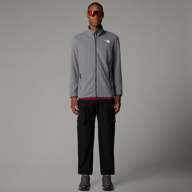  The North Face Glacier 100 Erkek Gri Outdoor Polar