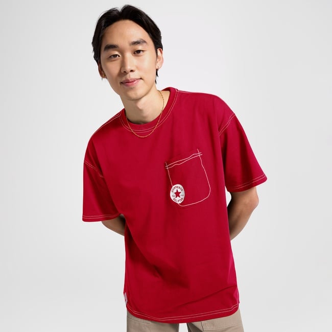  Converse Erkek Kırmızı T-Shirt