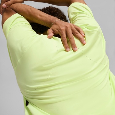  Puma Cloudspun Therma Erkek Sarı Antrenman T-Shirt