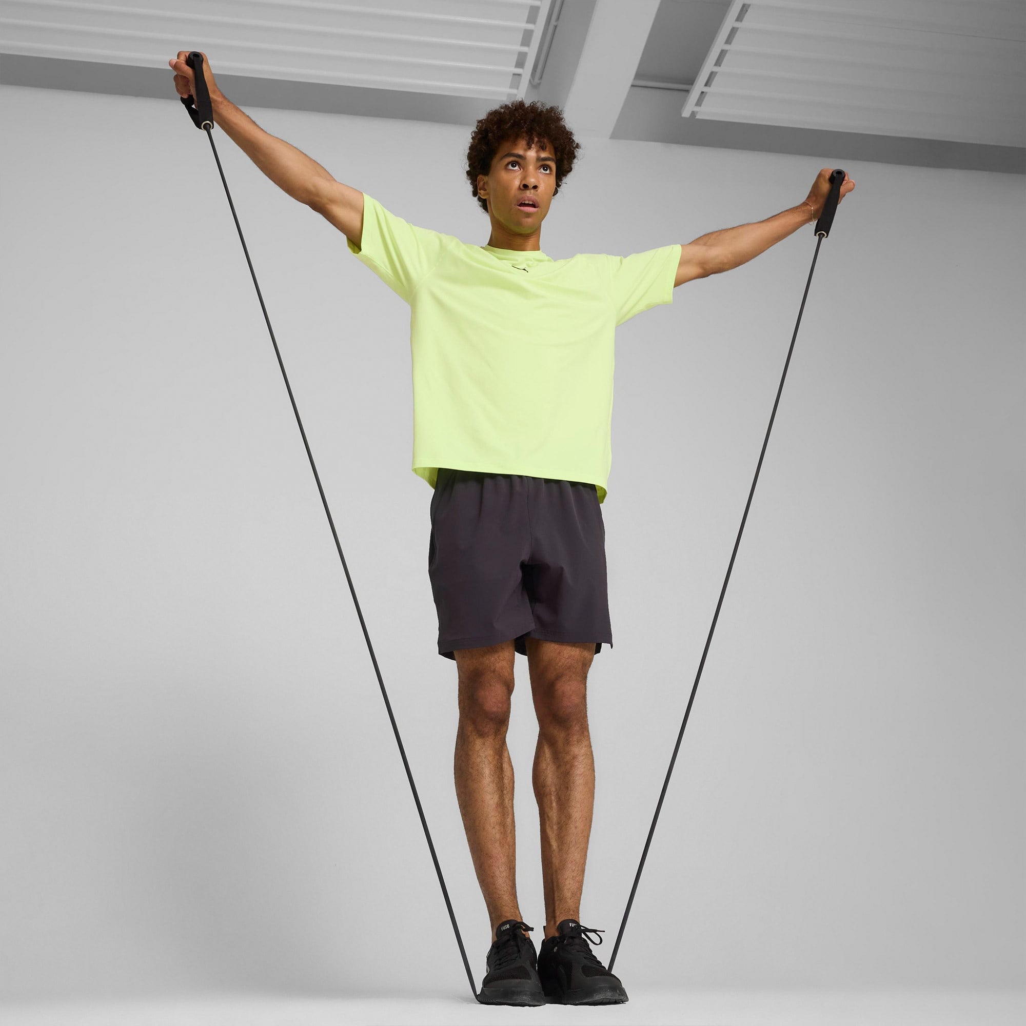 Puma Cloudspun Therma Erkek Sarı Antrenman T-Shirt