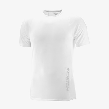  Salomon Sense Aero Erkek Beyaz Koşu T-Shirt