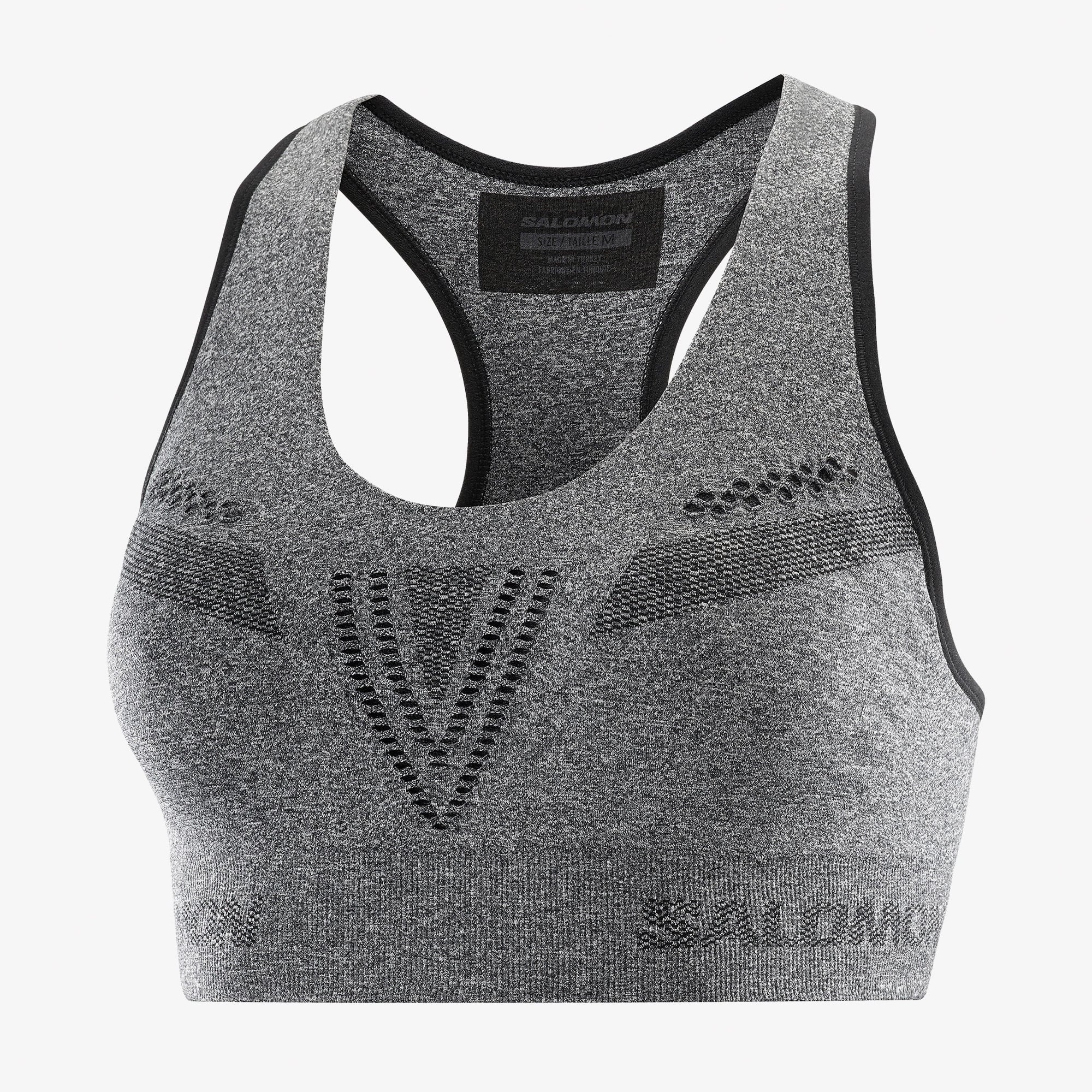  Salomon Elevate Move On Kadın Gri Antrenman Bra