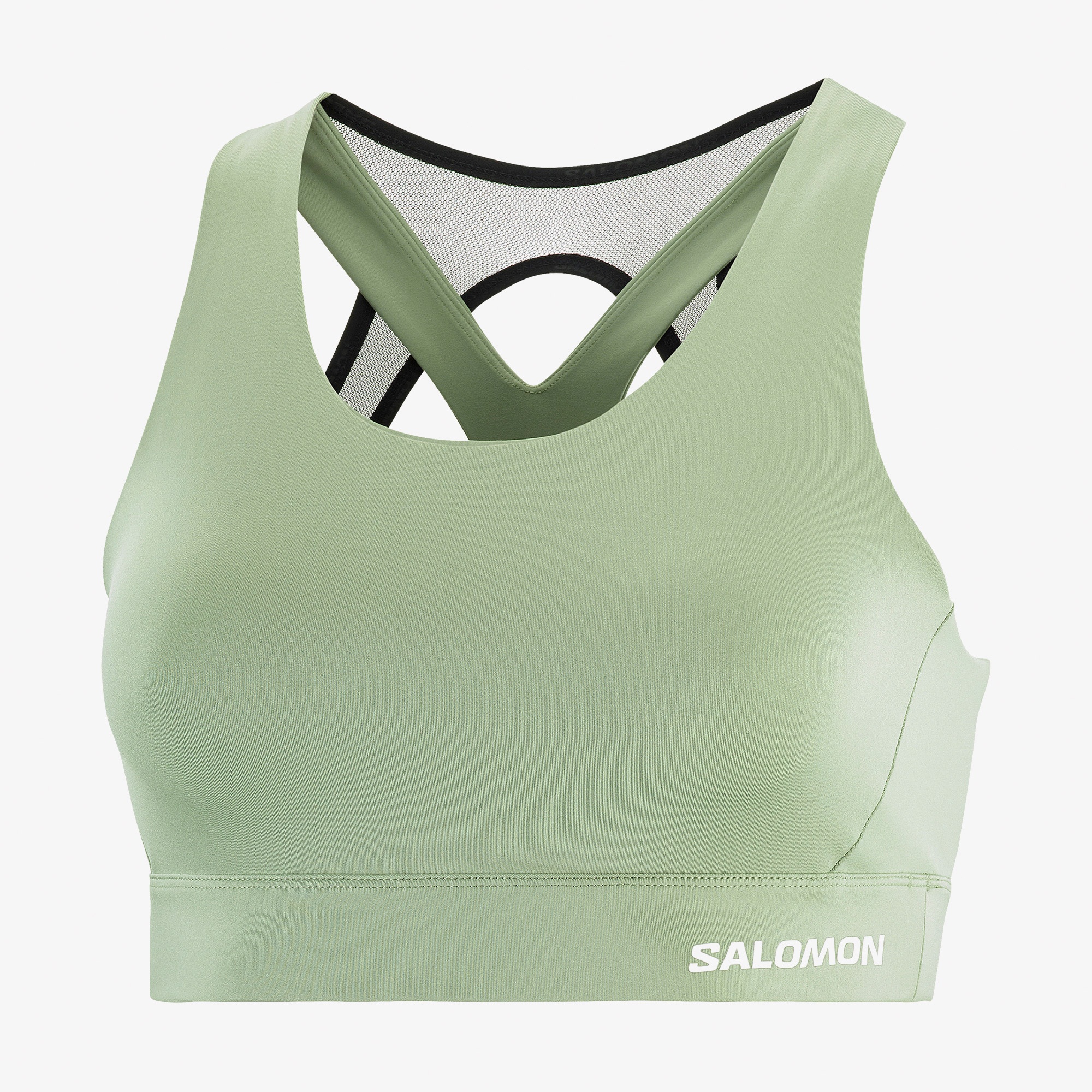 Salomon Cross Run Kadın Yeşil Koşu Bra