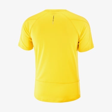  Salomon Sense Aero Erkek Sarı Koşu T-Shirt