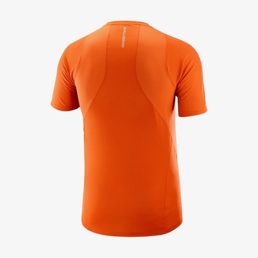  Salomon Sense Aero Erkek Turuncu Koşu T-Shirt