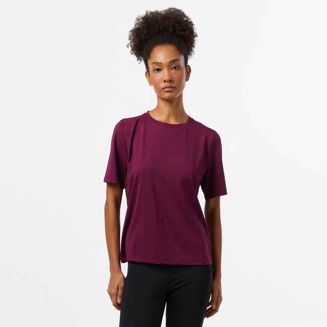  UNITED4 Sport Kadın Bordo T-Shirt