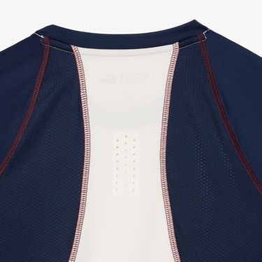  Lacoste Slim Fit Ultra Dry Stretch Sport Kadın Beyaz T-Shirt