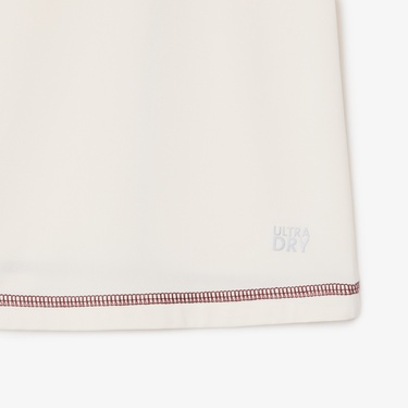  Lacoste Slim Fit Ultra Dry Stretch Sport Kadın Beyaz T-Shirt