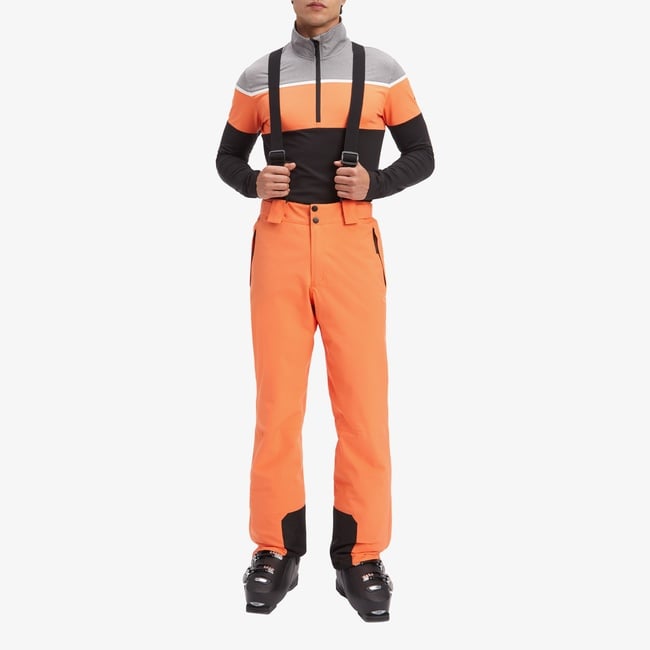  Mc Kinley Didi II Erkek Turuncu Askılı Kayak Pantolonu