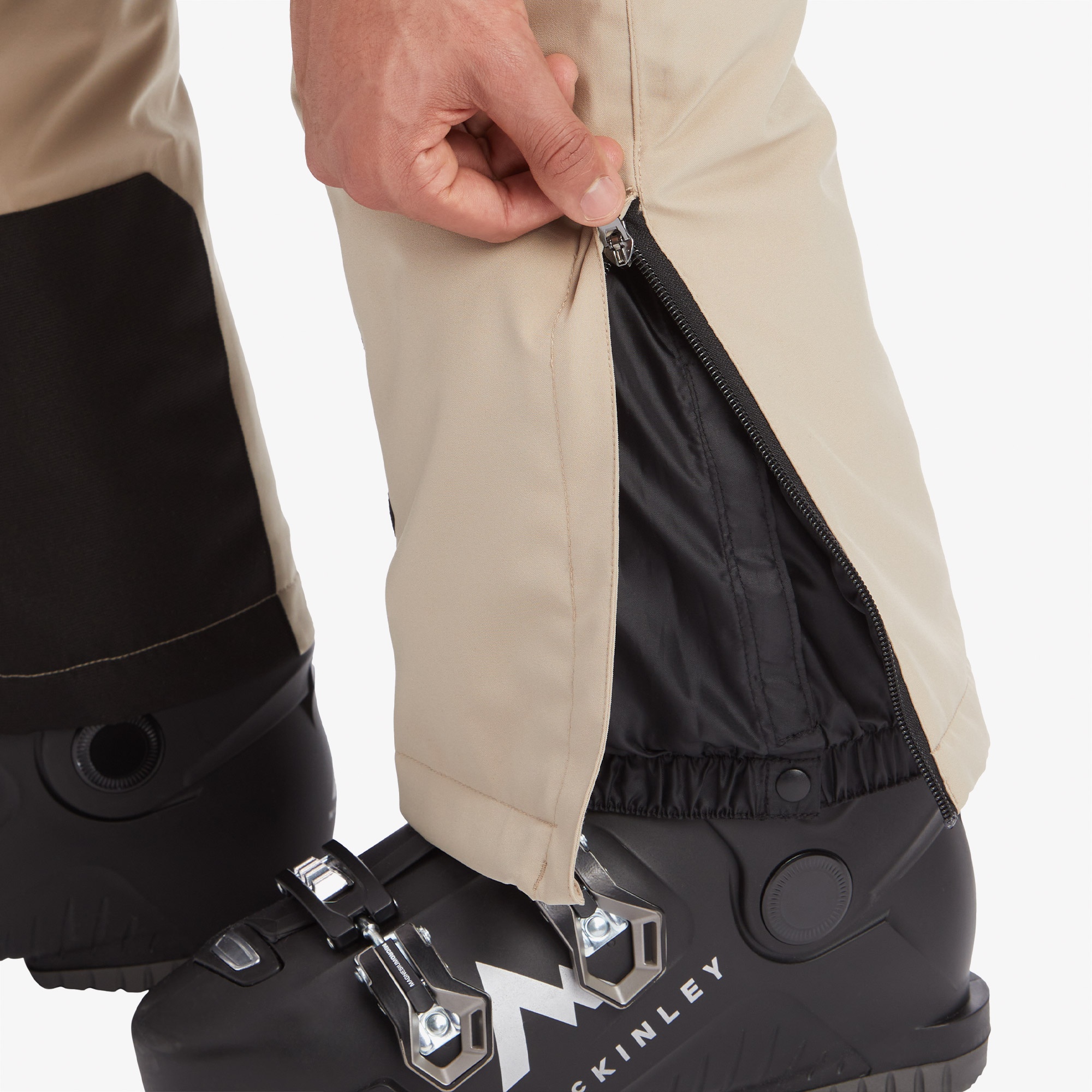 Mc Kinley Didi II Erkek Krem Askılı Kayak Pantolonu