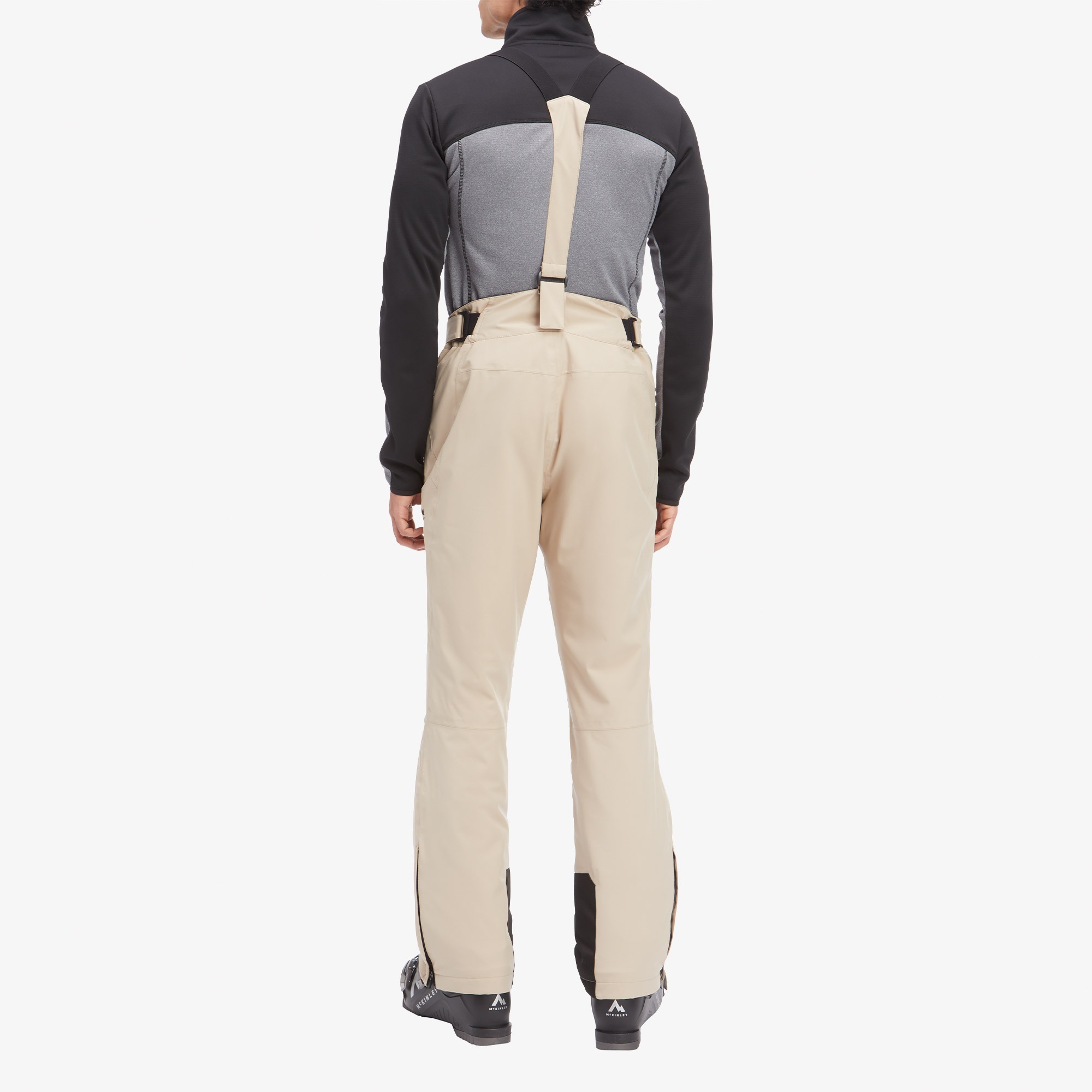 Mc Kinley Didi II Erkek Krem Askılı Kayak Pantolonu