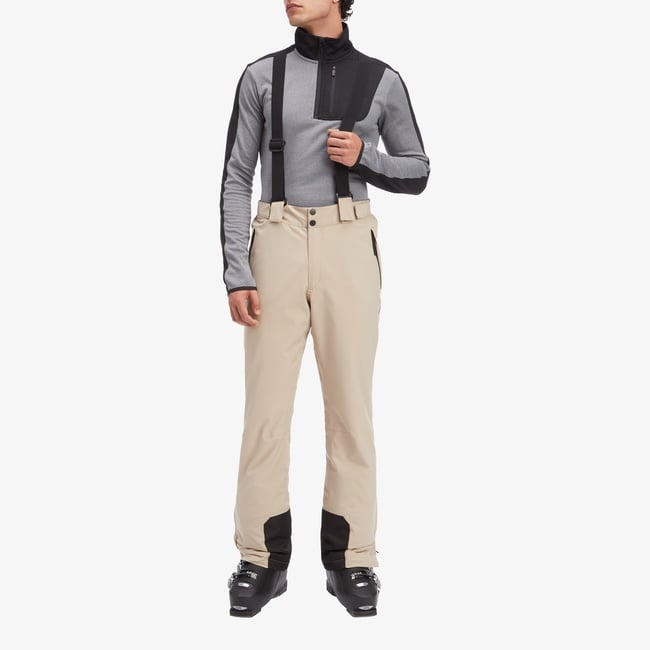  Mc Kinley Didi II Erkek Krem Askılı Kayak Pantolonu