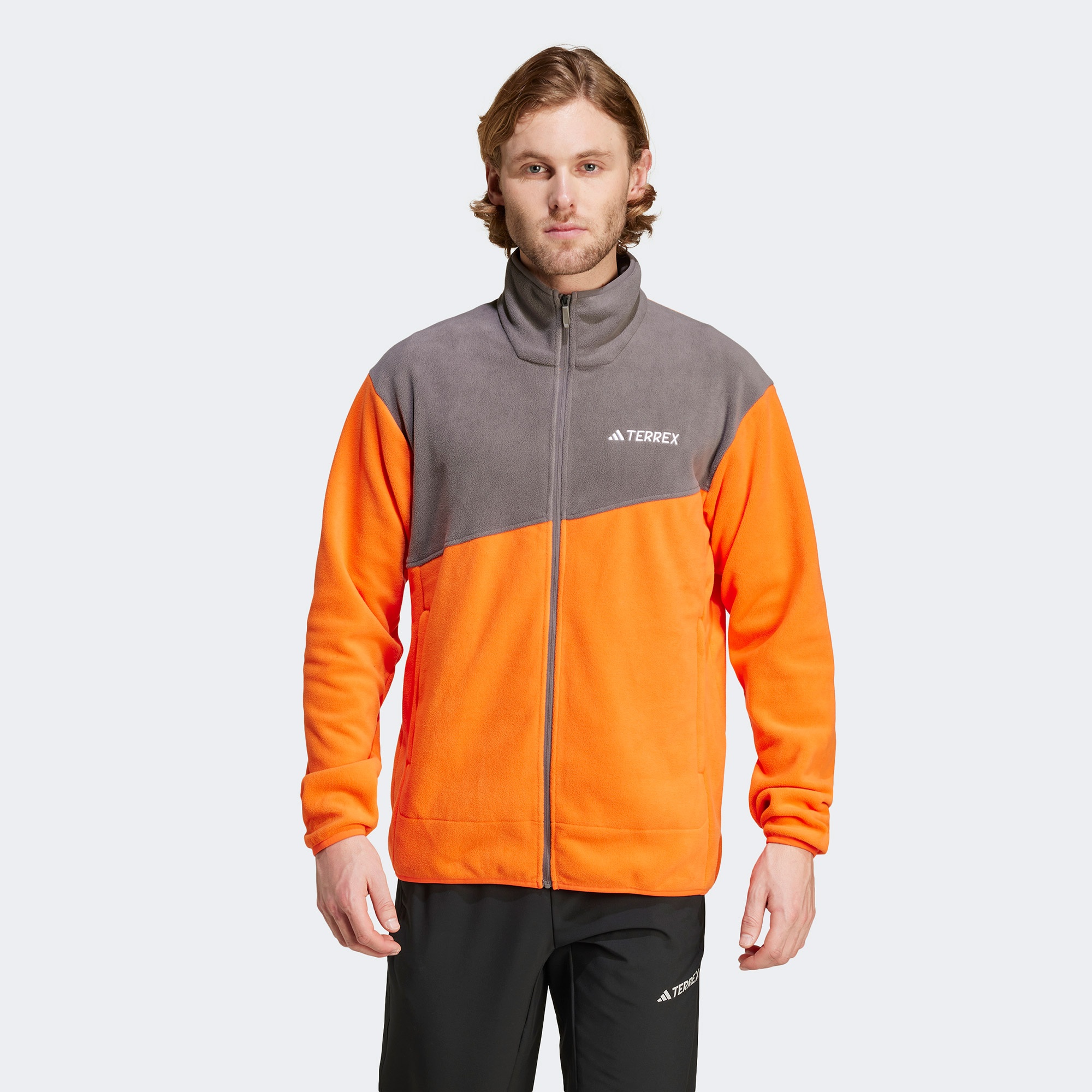 adidas Terrex Multi Full Zipped Erkek Turuncu Sweatshirt