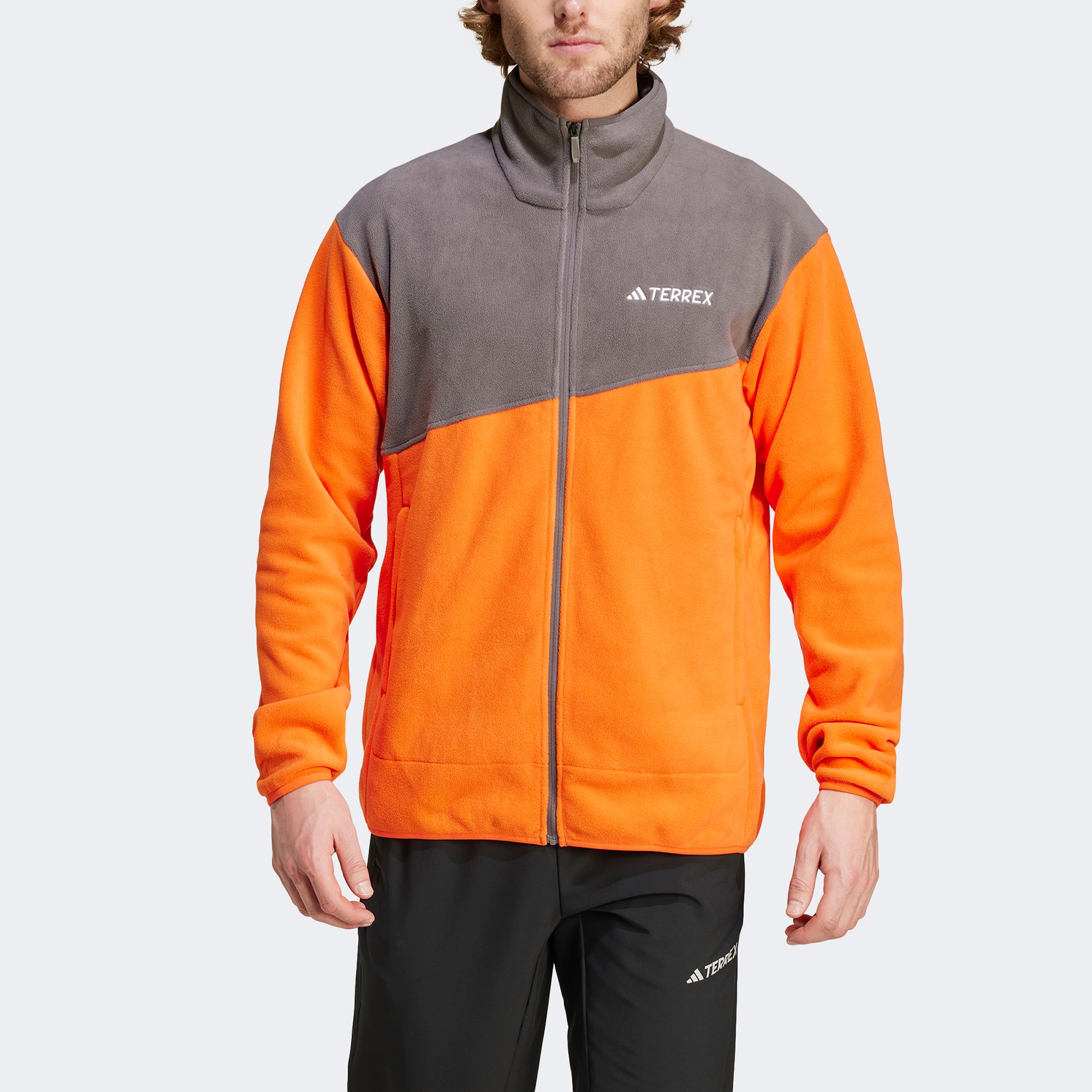 adidas Terrex Multi Full Zipped Erkek Turuncu Sweatshirt