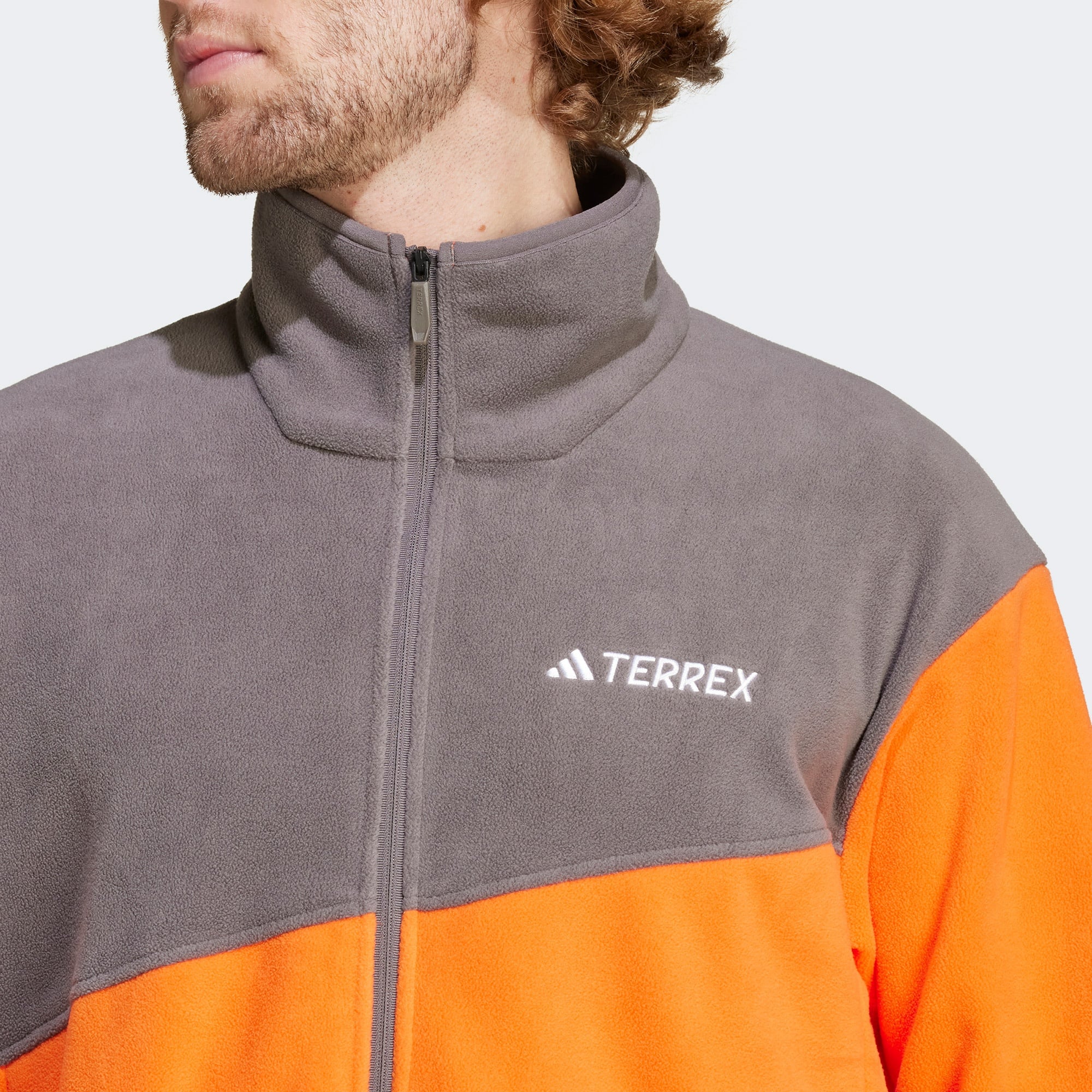 adidas Terrex Multi Full Zipped Erkek Turuncu Sweatshirt