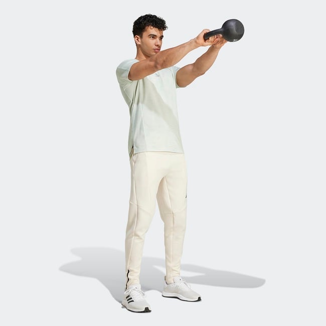  adidas Designed for Training Spaceknit Erkek Bej Günlük Eşofman Altı