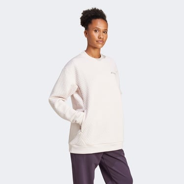  adidas XPL Crew Neck Kadın Beyaz Günlük Sweatshirt