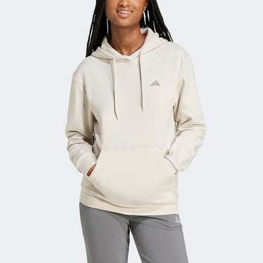  adidas Essentials Small Logo Kadın Bej Günlük Sweatshirt