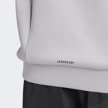  adidas Designed for Training Erkek Gri Sweatshirt