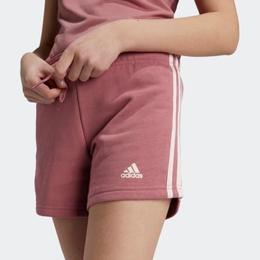  adidas Essentials 3 Stripes Çocuk Pembe Günlük Şort