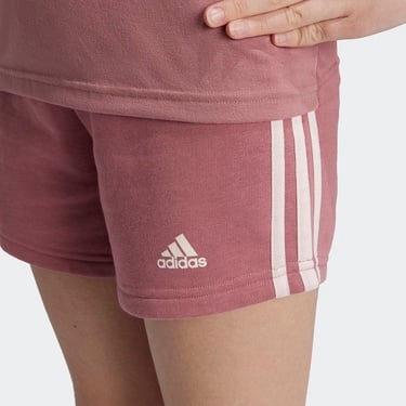  adidas Essentials 3 Stripes Çocuk Pembe Günlük Şort
