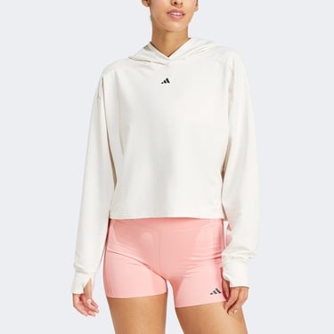  adidas Performance Power Loose Kadın Beyaz Günlük Sweatshirt