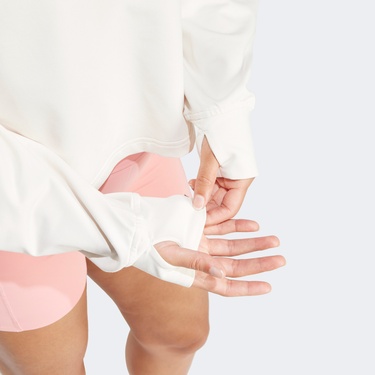  adidas Performance Power Loose Kadın Beyaz Günlük Sweatshirt