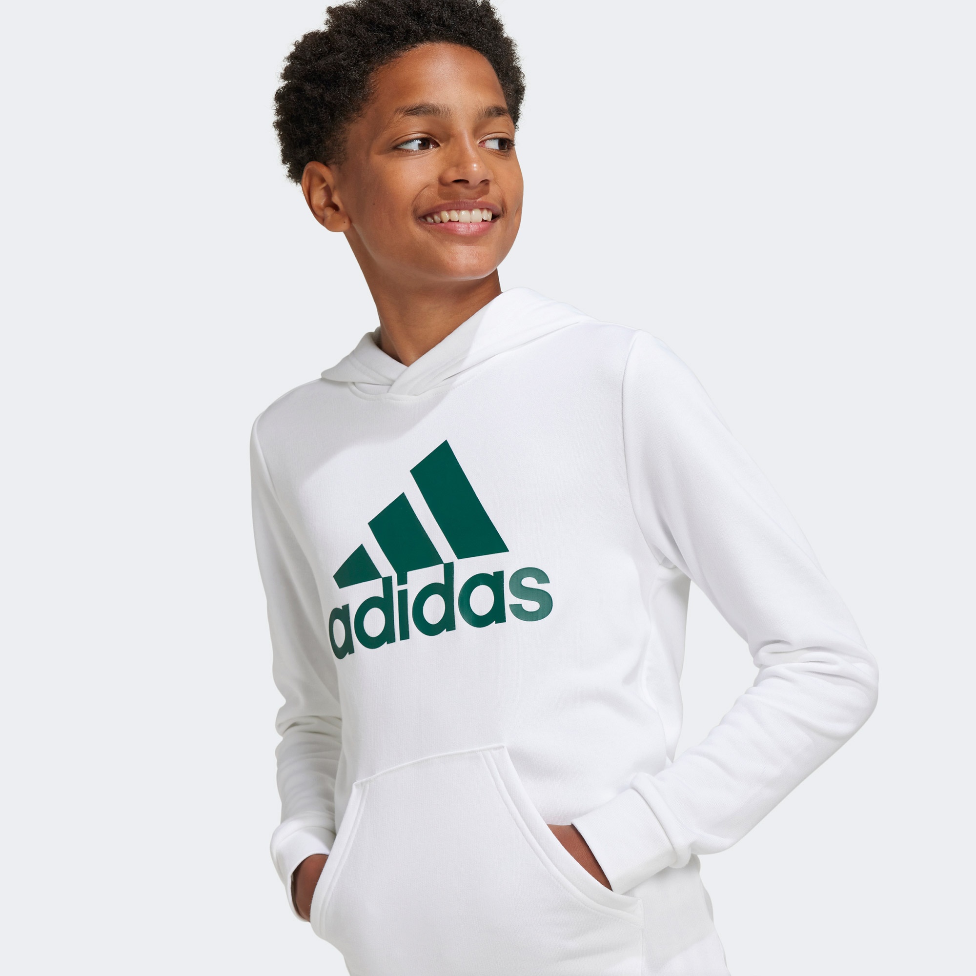 adidas Sportswear Big Logo Çocuk Beyaz Günlük Sweatshirt