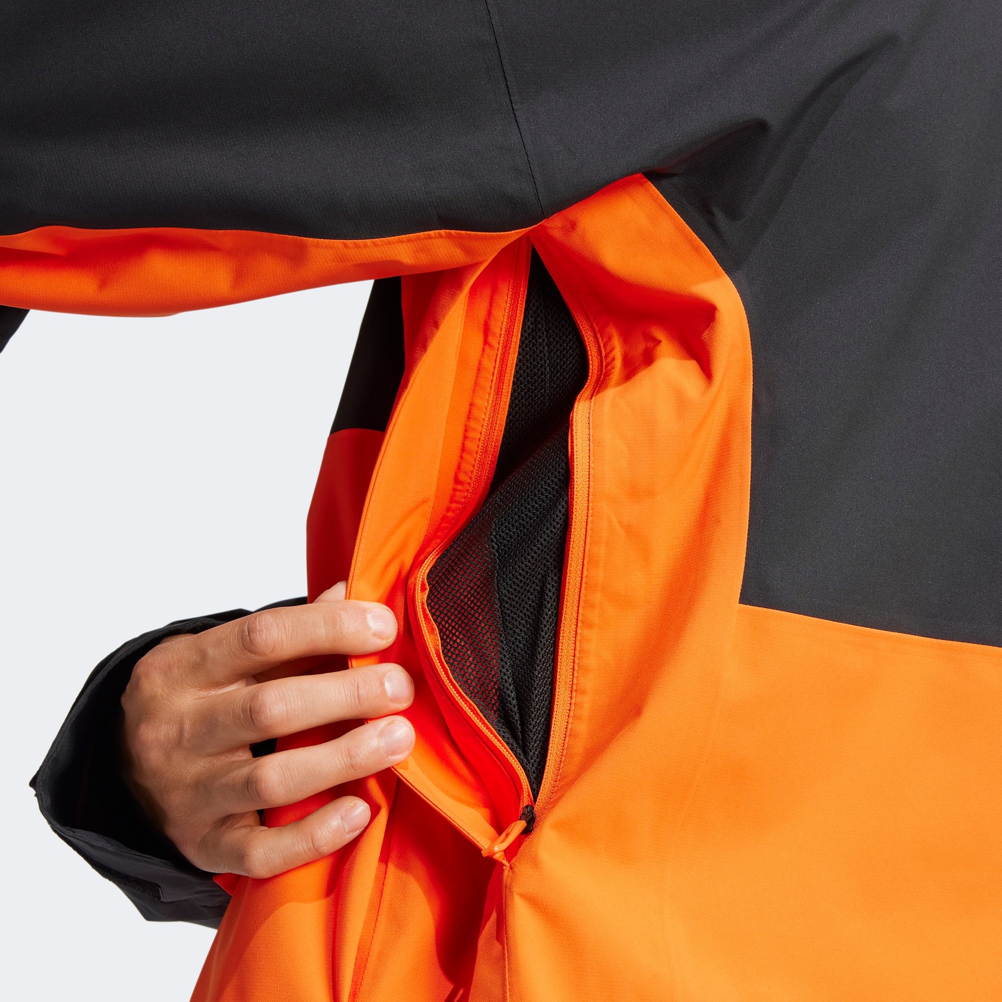 adidas Terrex Xperior 2L Lined Rain Rdy Erkek Turuncu Yağmurluk