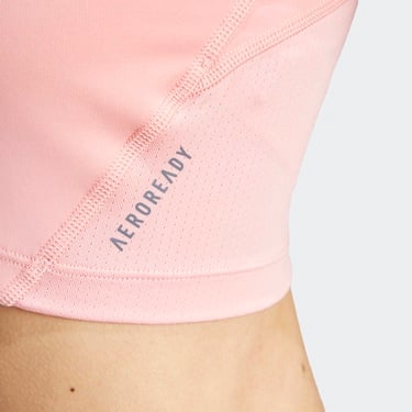  adidas Essentials Running Crop Kadın Pembe Koşu Bra