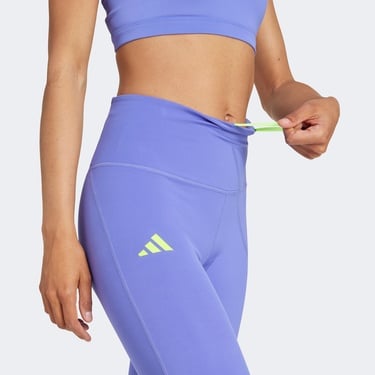  adidas Adizero Essentials Full-Length Kadın Mavi Antrenman Tayt