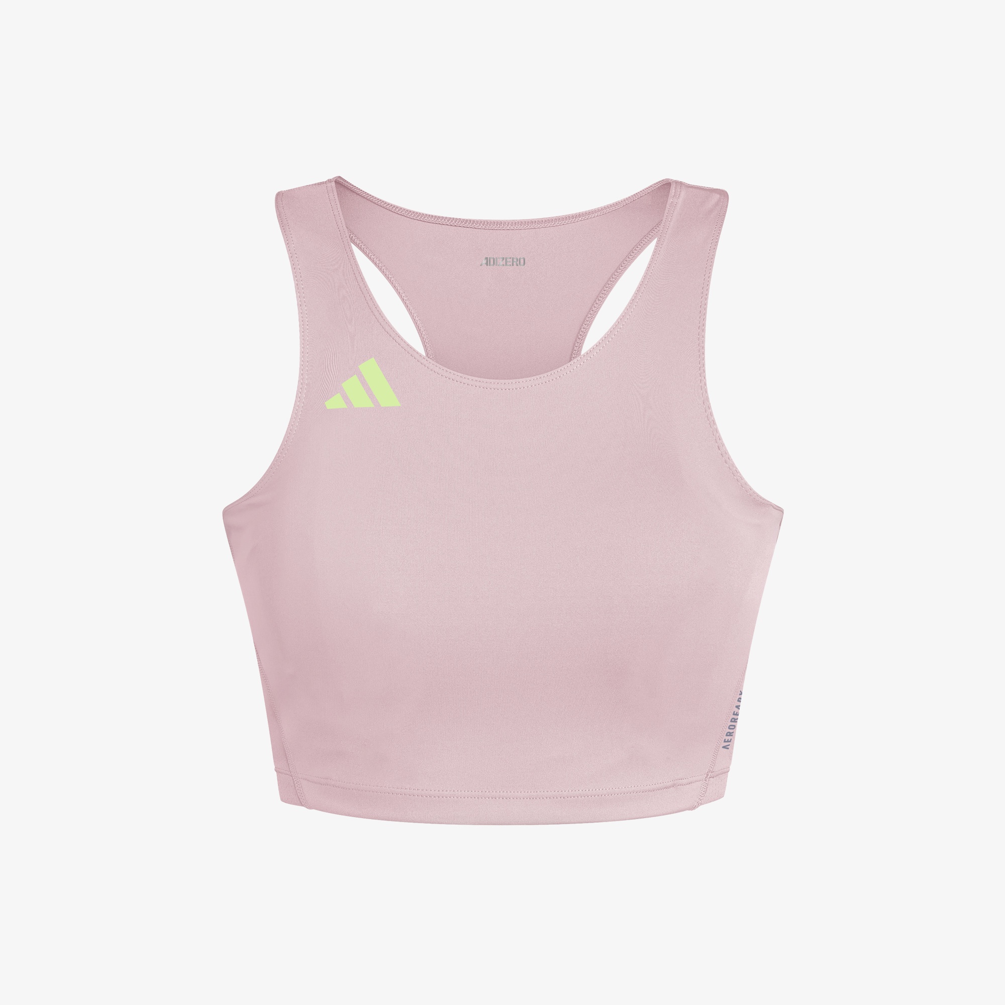 adidas Essentials Running Crop Kadın Pembe Koşu Bra
