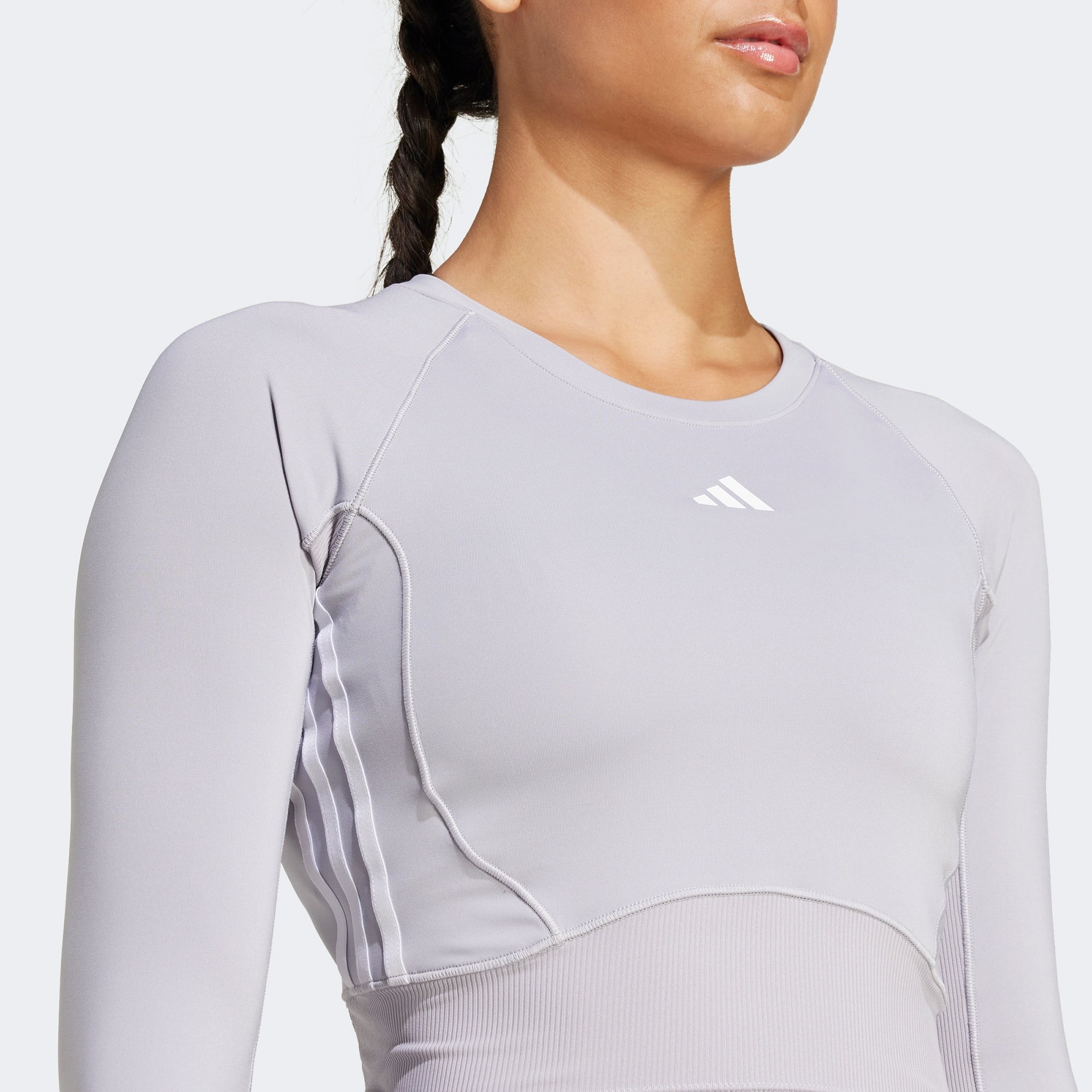 adidas Material Mixed Essentials Kadın Gri  Günlük Sweatshirt