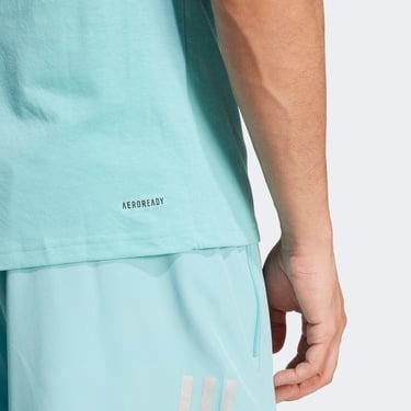  adidas Training Essentials Erkek Mavi Antrenman T-Shirt