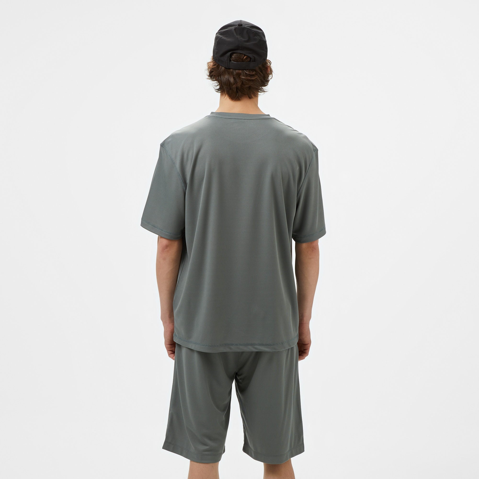 UNITED4 Erkek Gri Antrenman T-Shirt