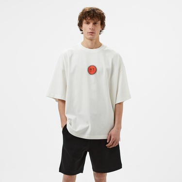  UNITED4 Sport Erkek Beyaz T-Shirt