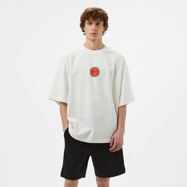  UNITED4 Sport Erkek Beyaz T-Shirt