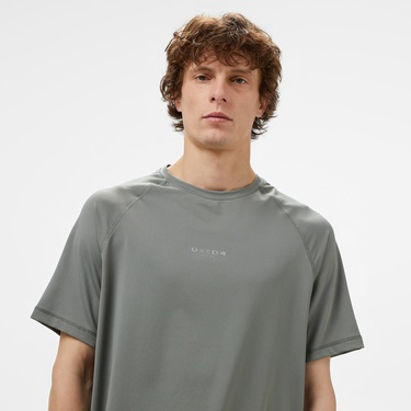  United4 Erkek Gri Antrenman T-Shirt