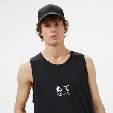  UNITED4 Sport Erkek Siyah Antrenman Atleti